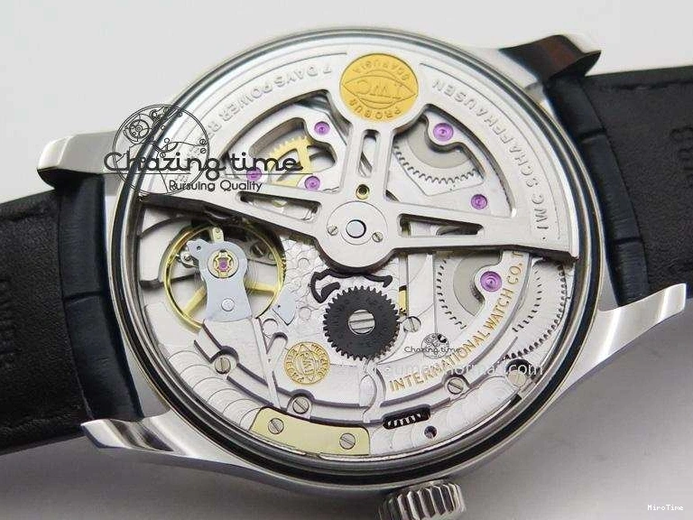 MIROTIME 0412 EasyCare Portuguese Real PR IW500705 ZF 1:1 Best Edition On Blue Leather Strap A52010 V 7310